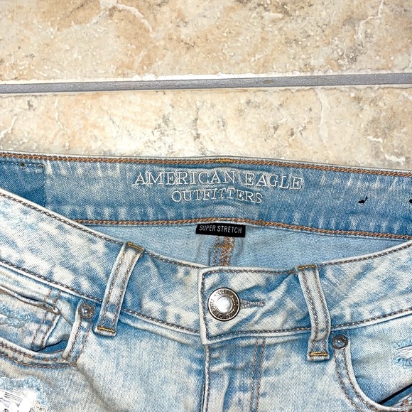 AE Shortie Denim Lace Size 4 - Picture 7 of 7